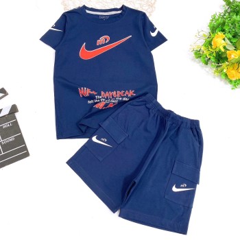 Bộ bé trai cotton in hình NIKE túi hộp